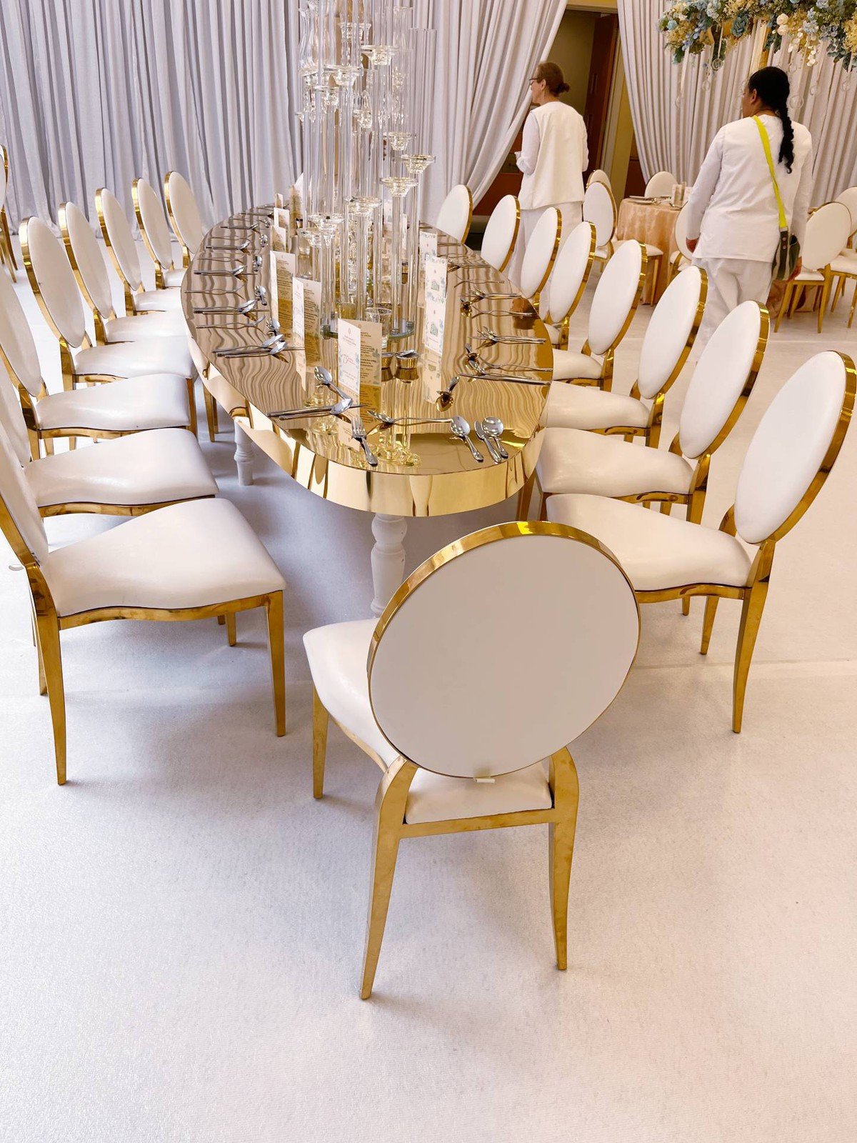Dior Golden Banquet Chair