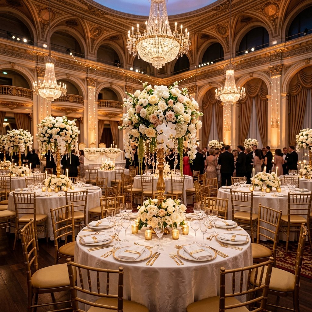 Luxury Wedding Seating Setup