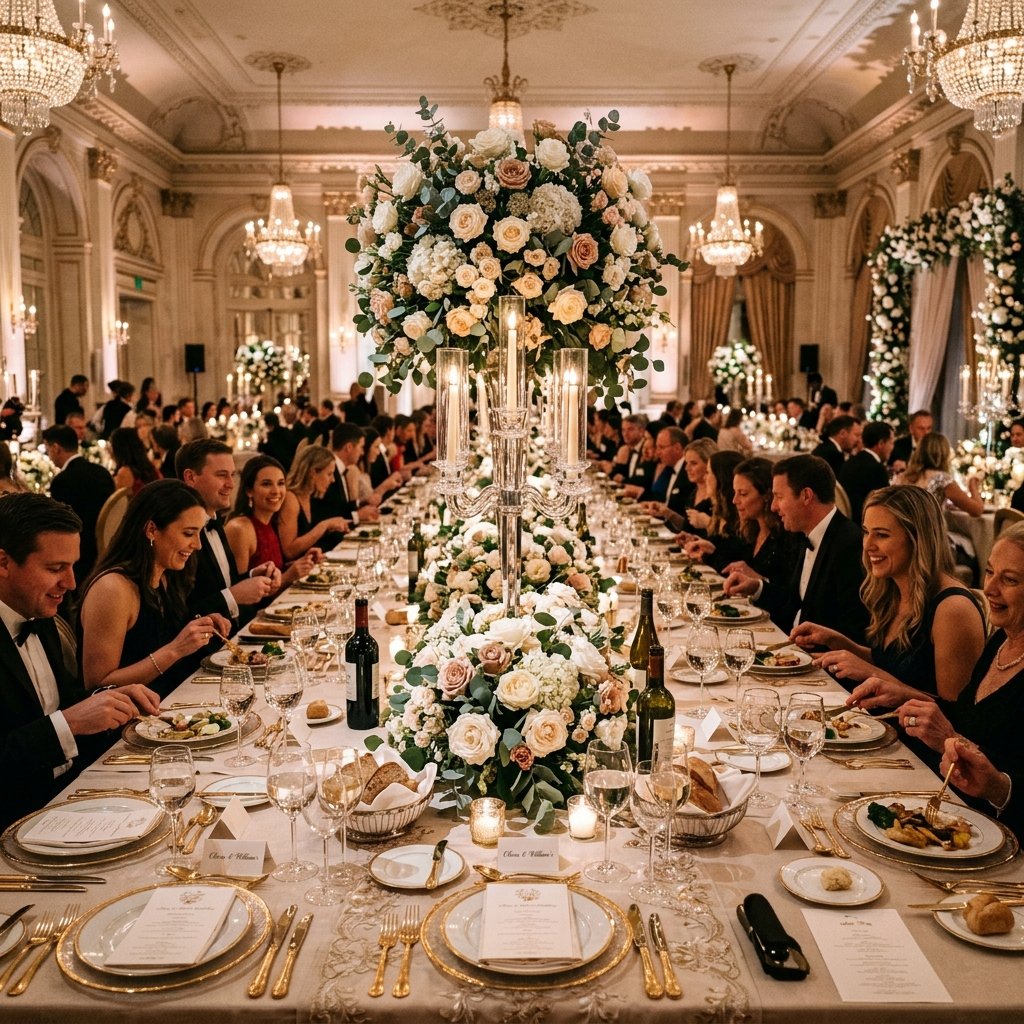 Elegant Wedding Reception Banquet