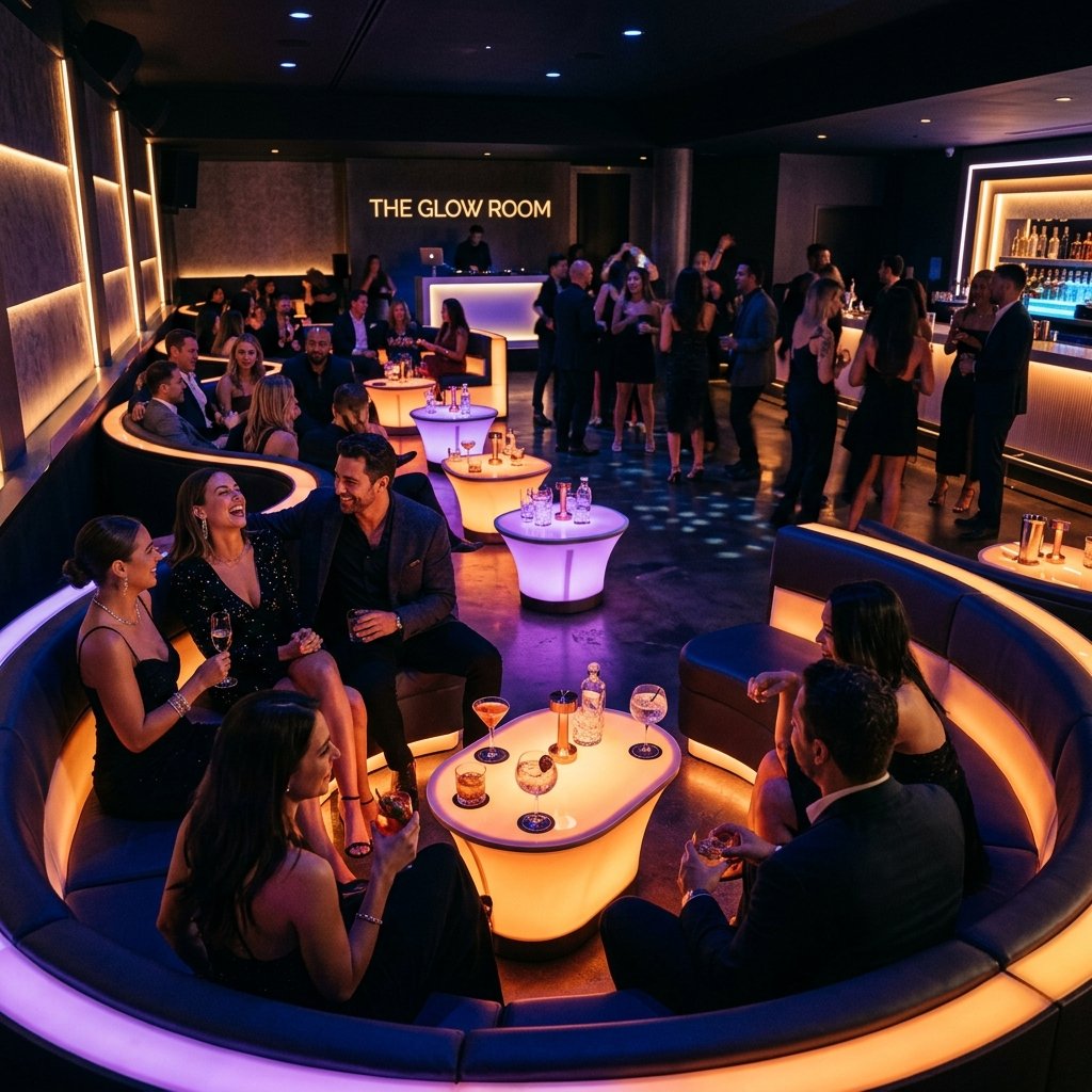 Glow Lounges & LED Accents