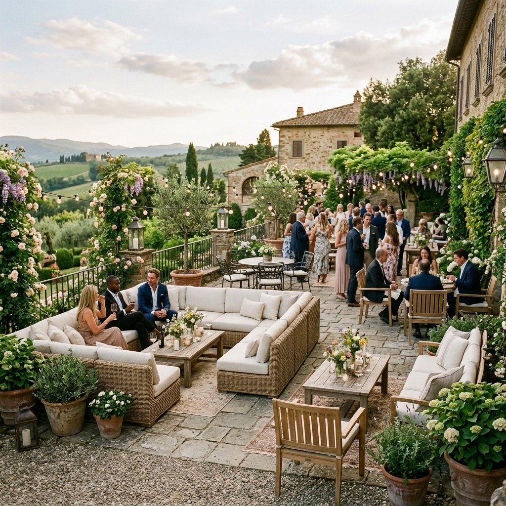 Vintage Terraces & Garden Settings