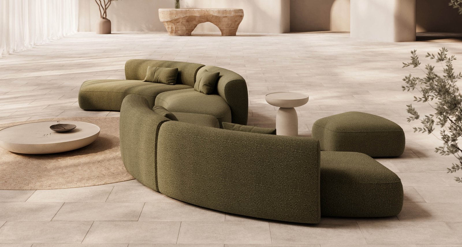 Modular Curved Couches