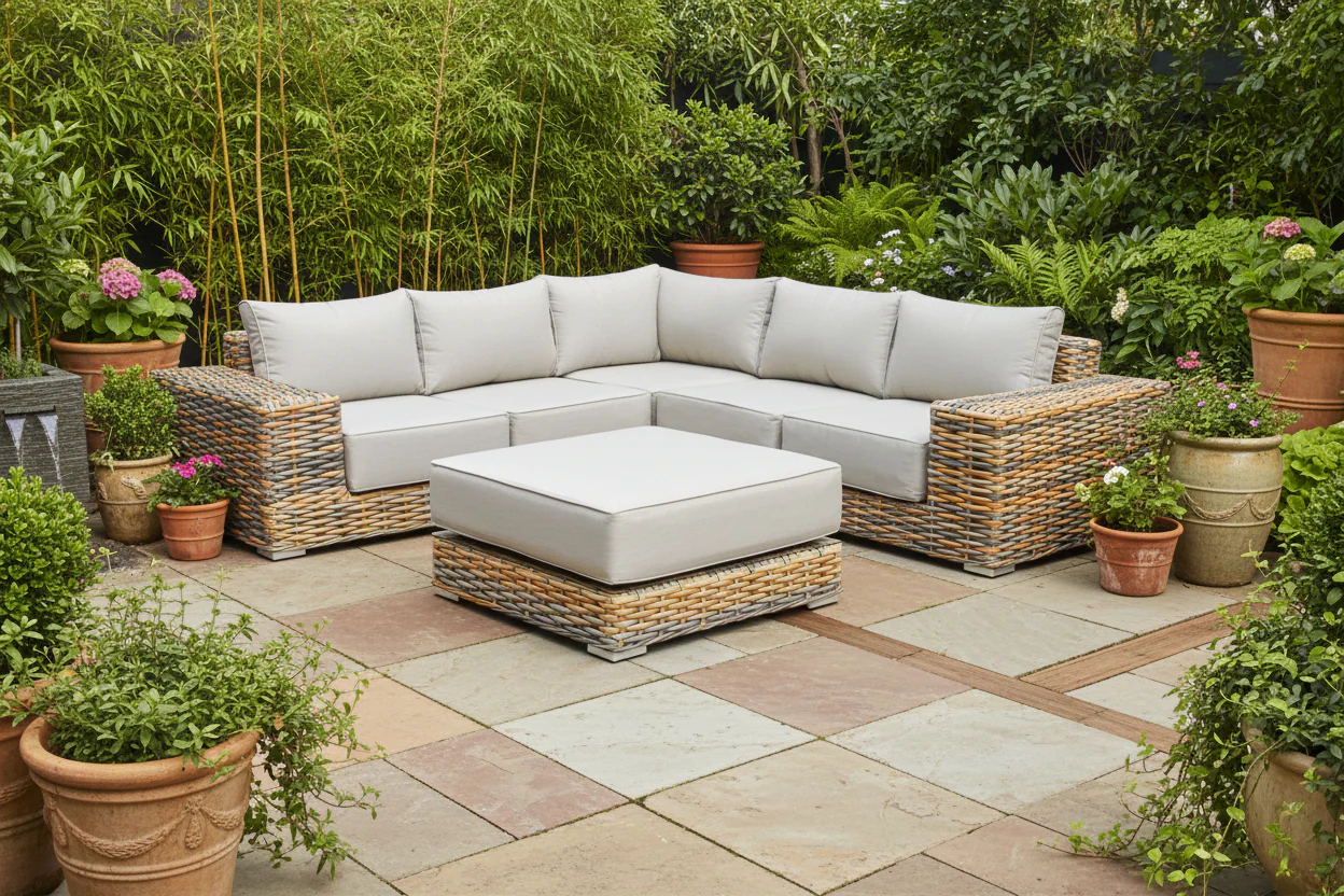 Rattan Patio Sofa